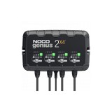 Redresor Auto Inteligent NOCO Genius2x4, 6/12V, 2A, 4 Acumulatori, 40A Max, Baterii Plumb-Acid, AGM, Litiu