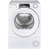 Uscator de rufe Rapido ROE H10A2TCEX-S, Wi-Fi, Pompa de caldura, 10 kg, 14 programe, Clasa A++, alb, Candy