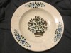 Arta / Traditie - Veche farfurie cu flori din Transilvania model deosebit !