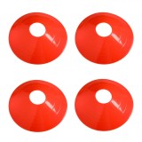 Discuri Antrenament, Set 4 Bucăți, Plastic, Culoare Portocaliu, Dimensiuni 19x6 cm, Oem