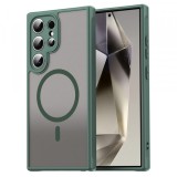 Husa MagSafe pentru Samsung Galaxy S24 Ultra S928, Techsuit, HaloFrost II, Verde
