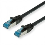 Cablu retea S-FTP cat 6a negru 3m, Value 21.99.1963