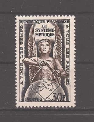 Franta.1954 - Sistemul metric, MNH foto