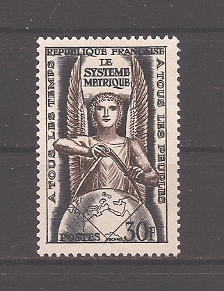 Franta.1954 - Sistemul metric, MNH