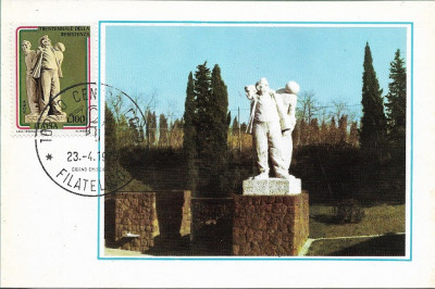 C1740 - Italia 1975 - carte maxima Arta foto