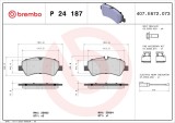 BREMBO P 24 187 PRIME LINE set placute frana,frana disc