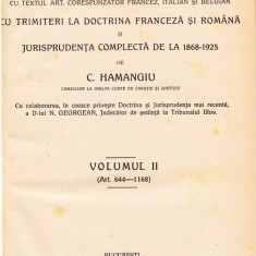 AS - C. HAMANGIU - CODUL CIVIL ADNOTAT, VOL 2