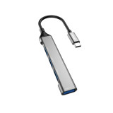Hub USB-C Dudao A16T 3 x USB-A &ndash; 1 x USB-A 3.0 Negru