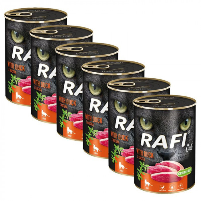 Rafi Cat Adult Pat&eacute; with Duck 6 x 400 g