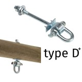 Carlig pentru leagan - Tip D+, Kbt