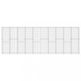 Cumpara ieftin Perete gabion cu capace, 600 x 30 x 200 cm, otel galvanizat