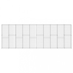 Perete gabion cu capace, 600 x 30 x 200 cm, otel galvanizat