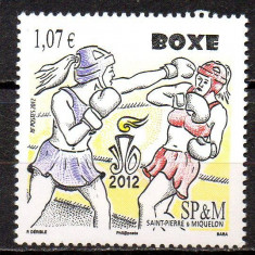 St. Pierre &Miquelon 2012, Sport, J.O. Londra, serie neuzata, MNH