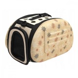 Geanta de transport pentru caine sau pisica culoare beige ag644t, AVEX