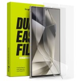 Folie pentru samsung galaxy s24 ultra, set 2 buc., ringke dual easy full, clear