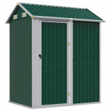 Cumpara ieftin Sopron de gradina, verde, 192x152,5x237 cm, otel zincat