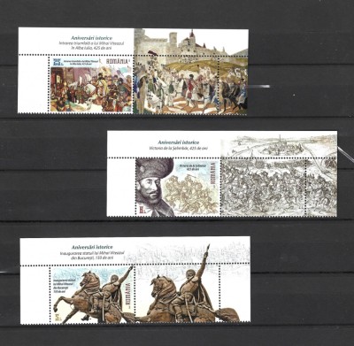 ROMANIA 2024 - ANIVERSARI ISTORICE, VINIETA 1, MNH - LP 2492 foto