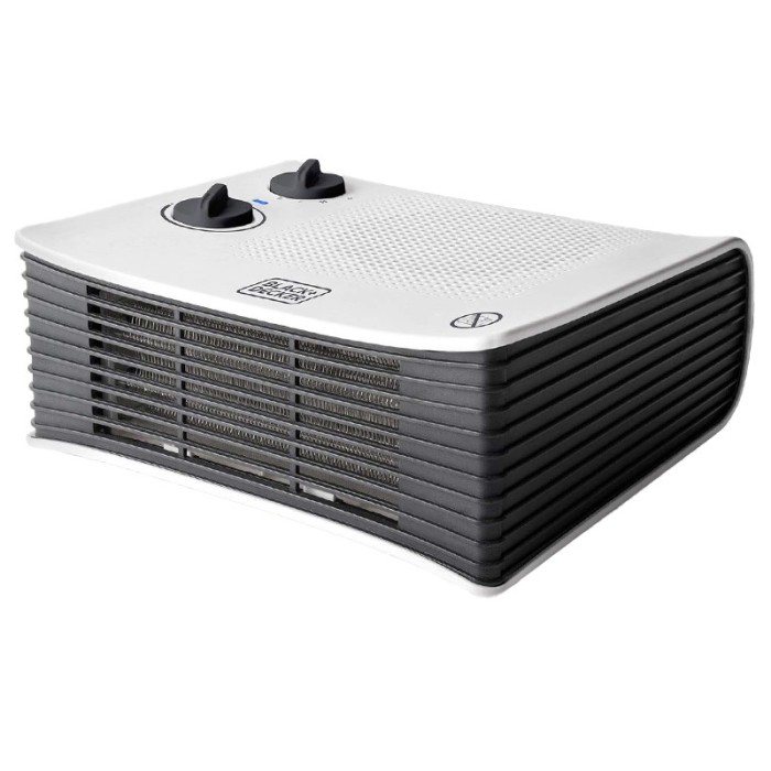Aeroterma Black Decker, 2000 W, 2 trepte, poate fi pozitionata orizontal sau vertical