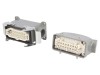 Conector HDC Molex 16 pini Tata-Mama, Carcasa Metalica, IP66, 16A, 500V, Model 16B