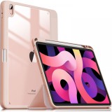 Husa Tableta Poliuretan INFILAND Crystal pentru Apple iPad Air (2020), Roz