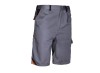 Pantaloni Scurti de Lucru Artmaster Professional Tercot Negru/Otel/Portocaliu, Rezistenti la Rupere, Buzunare Multiple