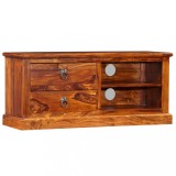 vidaXL Comodă TV Lemn masiv de acacia, 90x30x40 cm