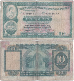 1972 ( 31 X ) , 10 dollars ( P-182g.4 ) - Hong Kong