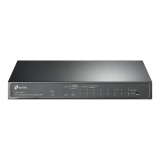 Cumpara ieftin Switch 8 porturi PoE+ Gigabit, 1 x RJ45 Gigabit, 1 x Combo SFP/RJ45 Gigabit, Managed - TP-Link TL-SG1210MPE