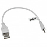 Cablu de &icirc;ncărcare USB cu mufă jack specială, pentru căști JBL E40BT alb