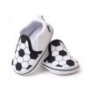 Pantofiori tip mocasini pentru baietei - Football (Marime Disponibila: 6-9 luni