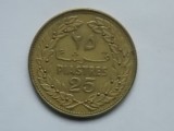 25 PIASTRES 1970 LIBAN