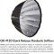 Difuzor lumina umbrelă portabil parabolic cu eliberare rapidă aparat de foto