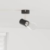 Spotlight pentru tavan 1 puncție ajustabilă Negru E27