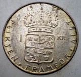 1.531 SUEDIA GUSTAF VI ADOLF 1 KRONA 1966 U ARGINT