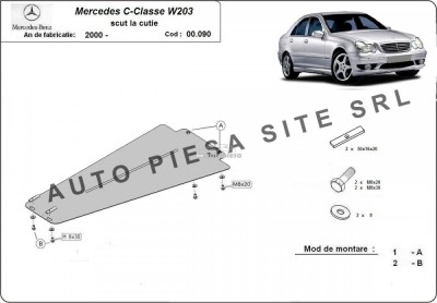 Scut metalic cutie viteze Mercedes C-Class W203 fabricat incepand cu 2000 APS-00,090 foto