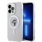 Husa MagSafe pentru Apple iPhone 15 Pro Max, Karl Lagerfeld, Glitter, Transparenta