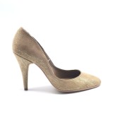 Cumpara ieftin Pantofi dama din piele naturala cu toc stiletto Gold Izzy