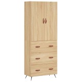Cumpara ieftin Dulap inalt, stejar sonoma, 69,5x34x180 cm, lemn compozit