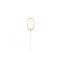 Lumanare Scanteietoare, auriu, 17 cm-Tip Cifra 0, Godan