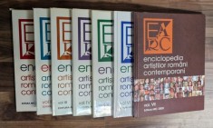 ENCICLOPEDIA ARTISTILOR ROMANI CONTEMPORANI , VOLUMELE I - VII de ALEXANDRU CEBUC ... NEGOITA LAPTOIU , 1996 - 2009 foto