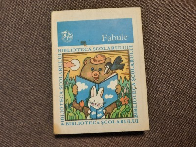 Fabule BIBLIOTECA SCOLARULUI RF8/3 foto