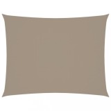 Cumpara ieftin Parasolar, gri taupe, 3,5x4,5 m, tesatura oxford dreptunghiular