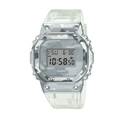Casio G-Shock GM-5600SCM-1ER, Edition Limitată Digital Ceas Barbătesc 43.2mm Cronograf Baterie cu Curea din Cauciuc Gri/Alb