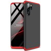 Husa de protectie 360&deg; (fata+spate) pentru Huawei P30 Pro, GKK, Policarbonat, Negru/Rosu