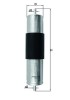 MAHLE KL 473 filtru combustibil