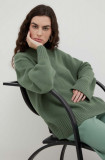 Cumpara ieftin Lovechild pulover de lana femei, culoarea verde