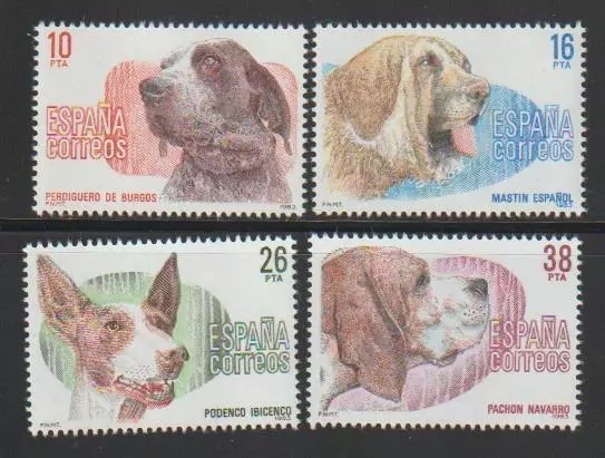 Spania 1983 - C&acirc;ini, serie neuzata