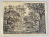 Antonie Waterloo "Peisaj cu arbori" gravura veche, Cerneala, Altul