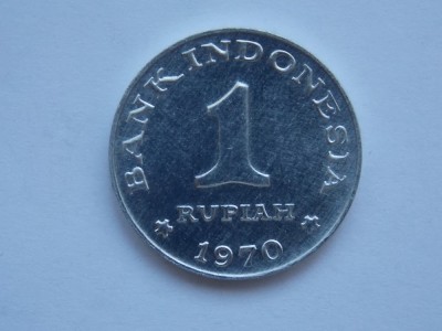 1 RUPIAH 1970 INDONEZIA-XF foto