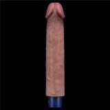 Vibrator Reincarcabil Real Softee, Brun Deschis, 22.5 cm, Lovetoy